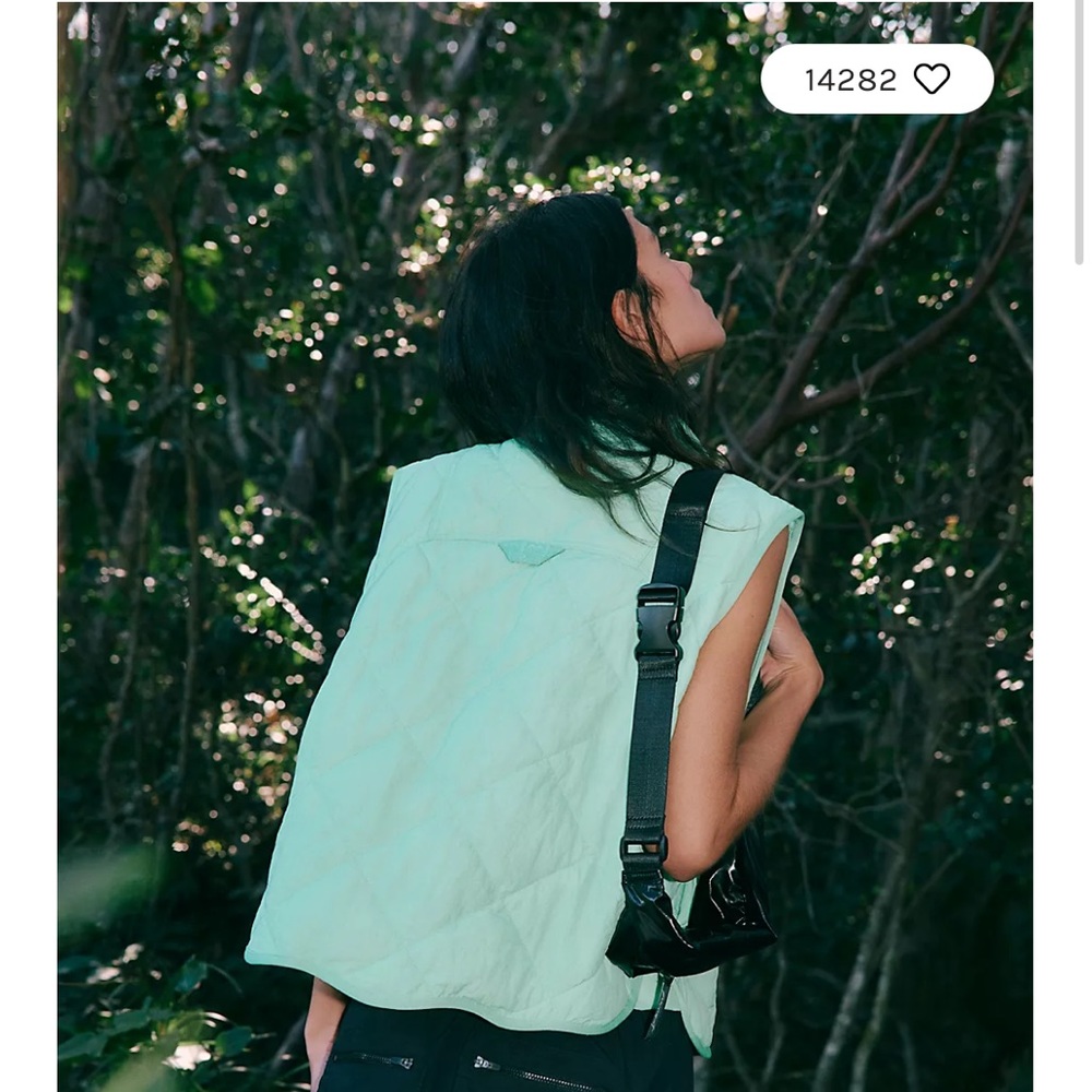 Free people Quinn quilted puffer vest